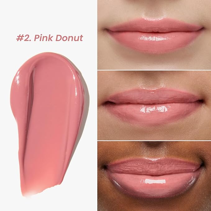 CNP Propolis Jelly Tinted Lipcerin™ - 02 Pink Donut, Hydrating Lip Balm & Gloss with Manuka Honey + Hyaluronic Acid, Stocking Stuffers, Gifts for Women, 0.3 fl.oz.