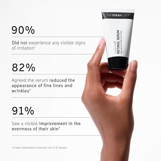 The INKEY List 1% Slow Release Retinol Serum Duo, Targets Signs of Aging, Helps Reduce Appearance of Fine Lines and Wrinkles, For All Skin Types, 30ml, 1 fl oz (2 Pack)