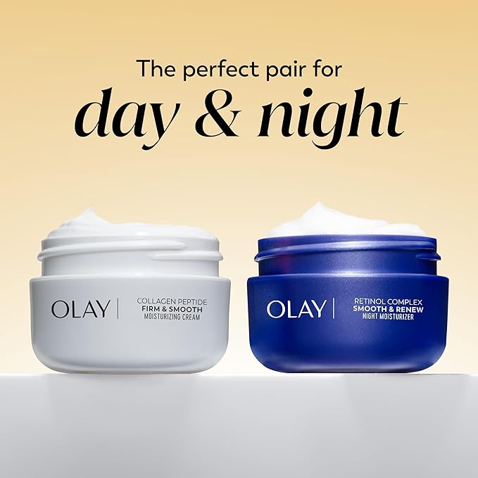 Olay Regenerist Radiance Collagen Peptide Face Moisturizer: Firm & Smooth Cream - Fragrance-Free, Hydrating, Firming, Anti-Aging & Anti-Wrinkle - 2 Oz