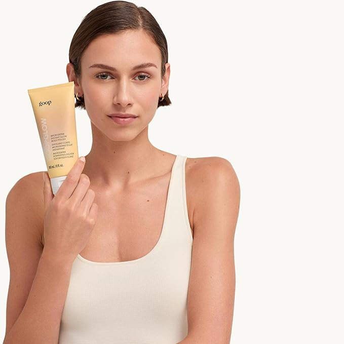 goop Beauty Microderm Body Polish | Exfoliating Scrub & Foaming Cleanser for Glowing Skin | Salts & Kakadu Plum Seed Oil for Hydration | Inspired by Microdermabrasion | 6 fl oz