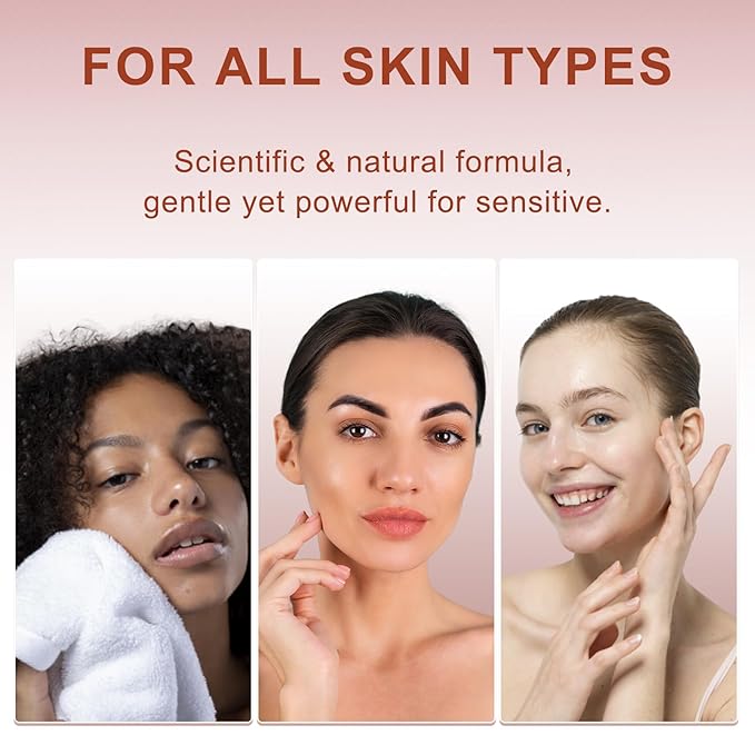 Facial Hair Removal Cream for Women, Painless & Flawless Depilatory Cream for Face Upper Lip Chin Hair Remover, Gentle Formula for Sensitive Skin