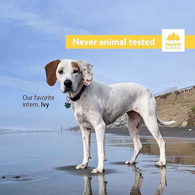 Pacific Shaving Company Yellow Shaving Cream - Foaming Colorful Shaving Cream - Hydrating, Redness Reducing + Irritation Free Shave Cream (7 Oz)