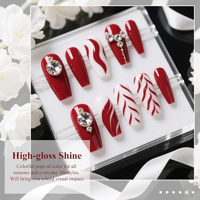 Artdone Gel Nail Polish Hema-free Solid Color Dark Red For All Seasons Neutral Soak Off LED Lamp Needed For Manicure Nail Art