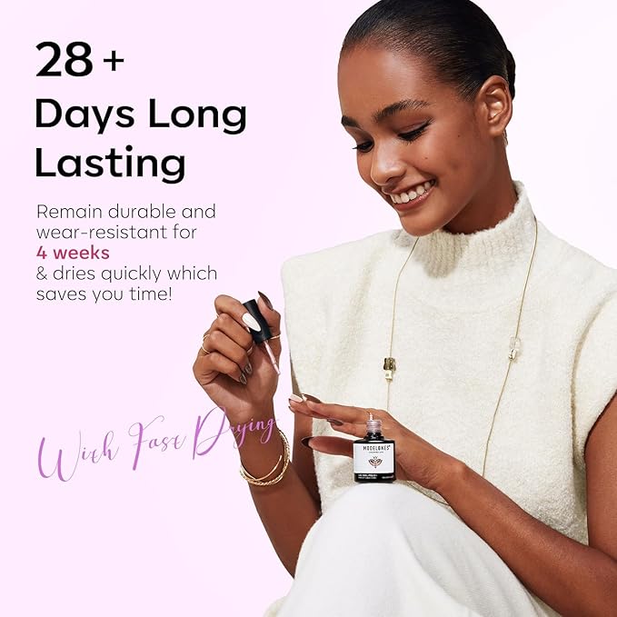 modelones Glitter Gel Nail Polish, 1 PCS 15ML Glitter Sparkly Shiny Holographic Gel Polish Soak OFF LED Nail Art Rainbow Reef Purple Shimmer Gel Nail Manicure Salon DIY Nails Gift for Women