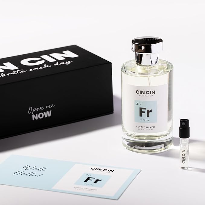 Cin Cin Royal Triumph - Fruity 317 EDP 100ml Inspired by C. A.ventus Perfume - Long-Lasting Eau de Parfum for Women and Men - Dupe for C.reed. A. Scent - Paraben-Free and Concentrated Unisex Fragrance