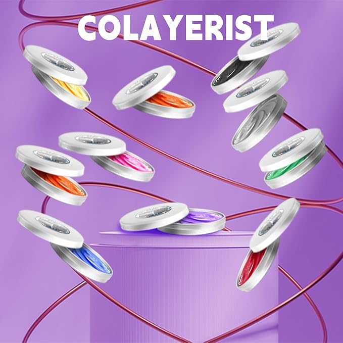 Purple Hair Color Wax, Temporary Washable Hair Color Dye for Kids, Temporary Dye Wax Natural Hairstyle Cream Hair Pomades for Women & Men Party Cosplay Halloween