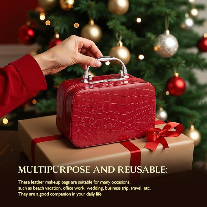 Birthday Gifts for Women Teens Girls, Spa Gift Set, Christmas Gifts for Women, 12 Pcs Rose Vanilla Bath Set, Self Care gifts Bag Makeup Cosmetic Bag, Spa Kit for Teenage Gifts, Daughter Gift Set