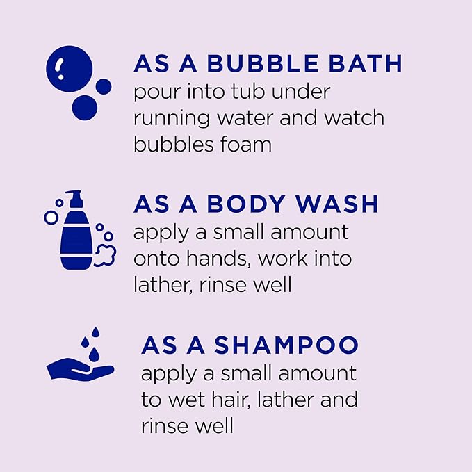 Dr Teal's Kids 3-in-1 Sleep Bath: Bubble Bath, Body Wash & Shampoo with Melatonin & Essential Oil, 20 fl oz (Pack of 3)