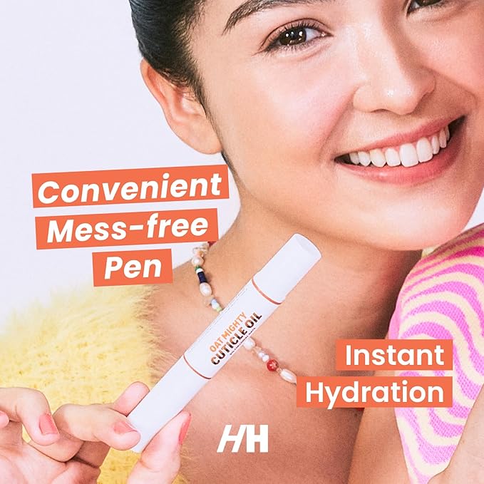 Handmade Heroes Cuticle Strengthening 8% Colloidal Oat Cuticle Oil Pen Rejuvenate Nail Nourish Repair Cuticles Vegan Cruelty Free Cuticle Oil helps grow nails fast for manicure and pedicure set