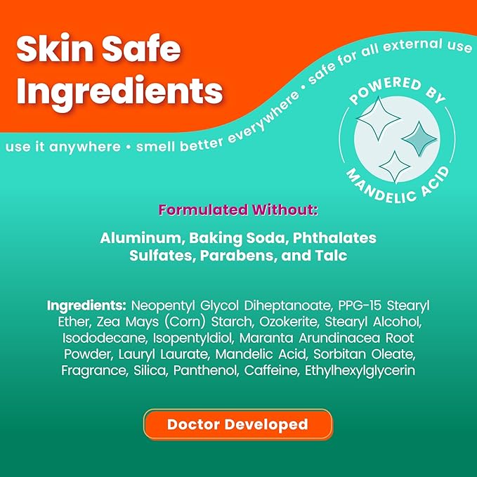 Lume Whole Body Deodorant - Smooth Solid Stick - 72 Hour Odor Control - Aluminum Free, Baking Soda Free and Skin Safe - 2.6 Ounce (Pack of 2) (Minted Cucumber)