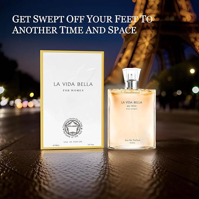 META-BOSEM Perfume for Women Set (100ml x 4PCS Variety Pack), NewCrys, LVBella, DaicyB, PariselixiR, Long Lasting Perfume for Women All Day Use