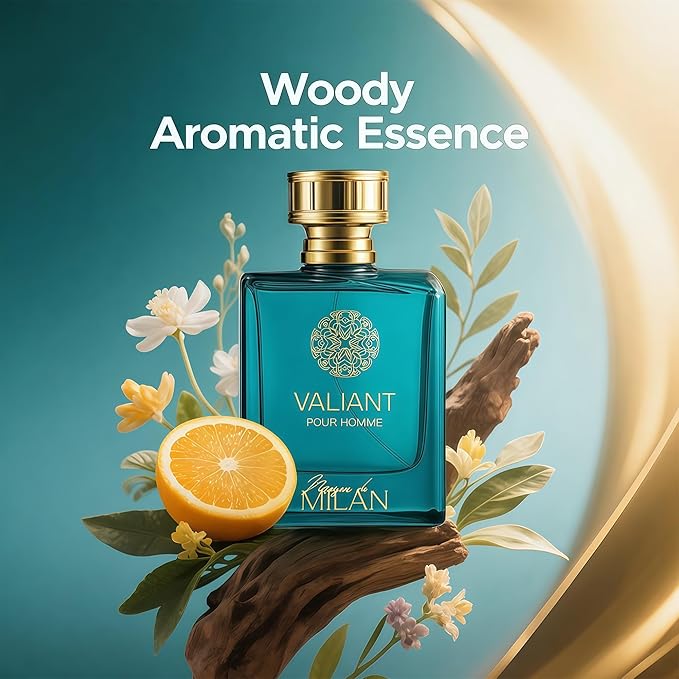 Men's Cologne Premium Fragrance Spray 100ml - Eau De Parfum - Long Lasting Woody, Spicy Scent for Daily Wear Inspired by Luxury Perfume(Valiant)