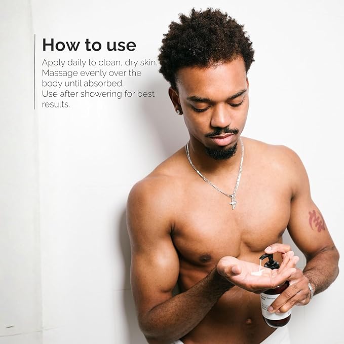 Nordisk Element Men Body Serum with Antioxidants & Nordic Botanicals | Deep Hydration & Skin Barrier Repair | Hyaluronic Acid Body Serum | Paraben & Phthalate Free | Spices & Sandalwood 9.13 Fl Oz