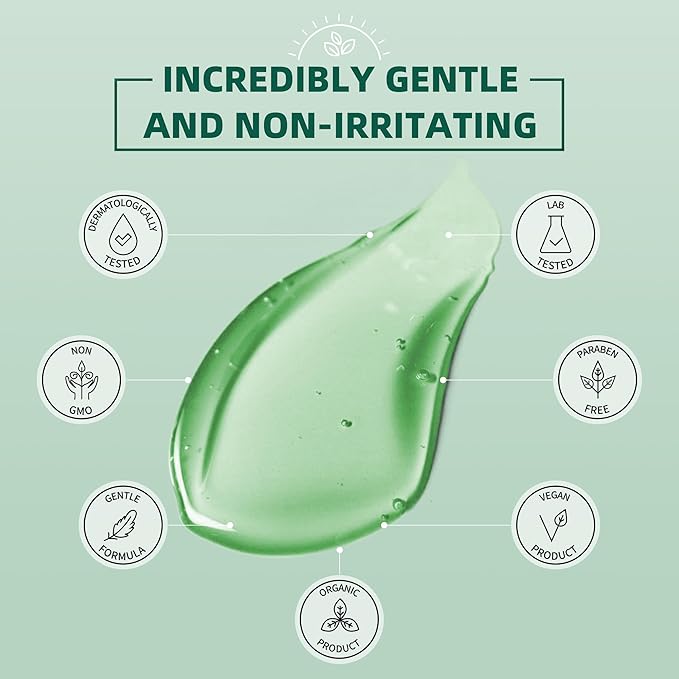 2.5lb Wax Beads for Hair Removal, Brazilian Bikini Waxing for Women Men, Hard Wax beads Perfect for Sensitive Skin Full Body Eyebrow, Legs, Face at Home Waxing Beads for Coarse Hair (Aloe)