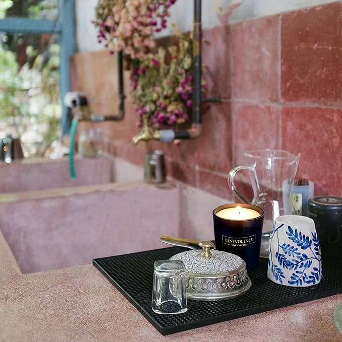 Benevolence LA Clearance Candle Rose & Sandalwood Christmas Scented Candles | Soy Candles, Black Holiday Candle for Home | Gifts for Women and Men | Home Fragrance | Aromatherapy | 6oz