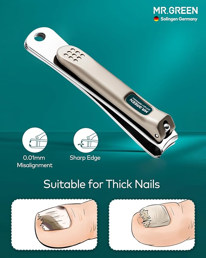 Manicure Set, Pedicure Sets, Nail Clipper Sets, Stainless Steel Professional Nail Cutter Kits with Travel Case (12 Count)