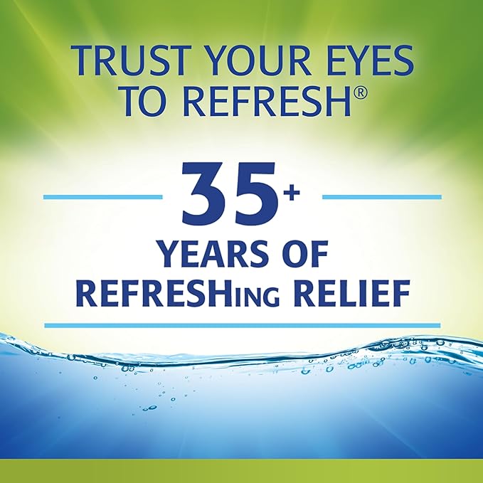 Refresh Relieva for Contacts Lubricant Eye Drops For Dry Eyes, 0.27 Fl Oz Sterile