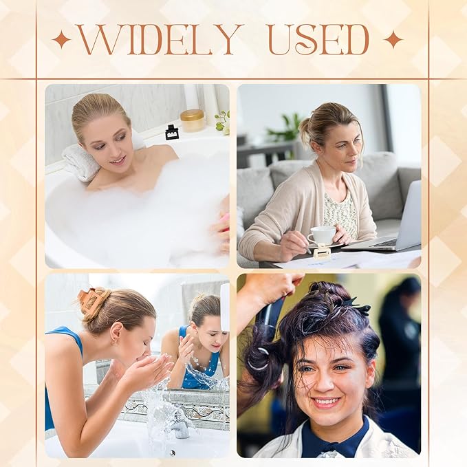 XunYee 100 Pcs Hair Claw Clips Bulk Large Square Jaw Headwear Clips Set for Women Nonslip Rectangle Hair Accessories Clip for Girl Women Gifts Beauty(2'',Classic Colors)