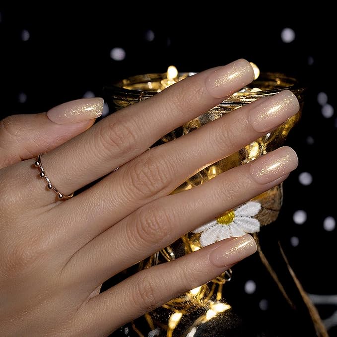 RARJSM Nude Glitter Gel Polish Set 6pcs Shimmery Jelly Nail Polish Iridescent Sparkly Pink Purple Apricot Beige Translucent Natural Skin Tone Color 7.5ml Soak off UV LED Cured