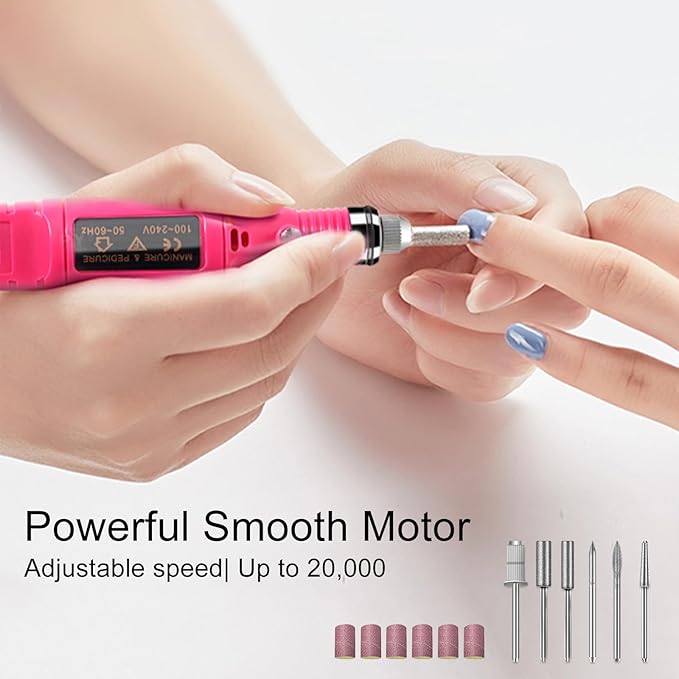 NAIL POLISH KIT with U V Lamp and Drill Starter Kit 36 Colors Gel Nail Polish Nail Art Gel Manicure Kit