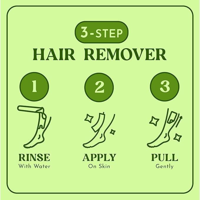 MOOM Hair Removal Wax Strips, 48 Count - Reusable & Washable Polycotton Strips for Maximum Hair Removal, Perfect for Bikini Zone, Leg, Eyebrows, Body & Face - Unisex Use