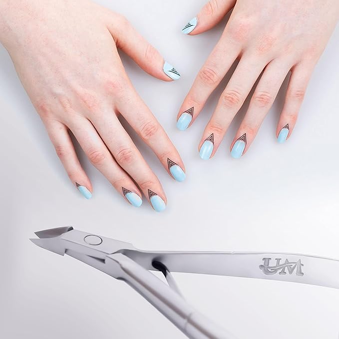 UM Supplies Cuticle Trimmer | Hangnail Remover | Extremely Sharp | Professional Cuticle Nippers | Stainless Steel | Cuticle clippers | Pedicure Manicure Tool (jaw 16)