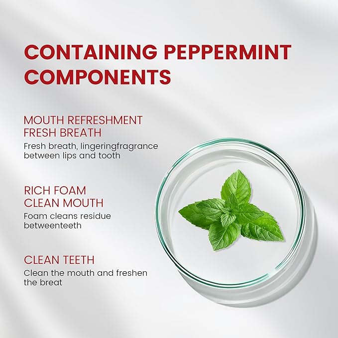 SP-6 Probiotic Whitening Toothpaste - Enhanced Formula with 6 Probiotics for Teeth Whitening and Gum Health - Enamel-Safe, Fluoride-Free, Fresh Mint Flavor, 4.6oz (3)