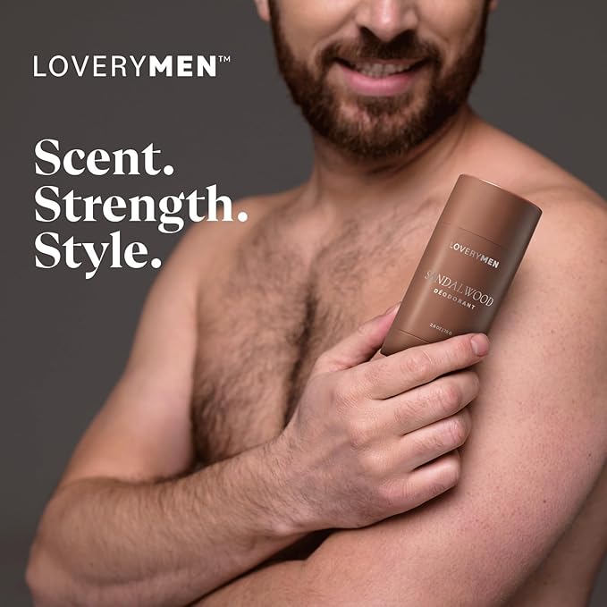 Aluminum-Free Deodorant 4-Pack for Men – Long-Lasting Odor Protection – Amber, Sea Salt, Eucalyptus & Sandalwood Scents – No Baking Soda, Paraben-Free, Vegan Formula