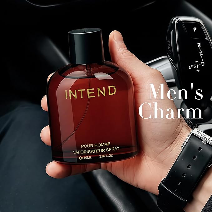 Intend Cologne for Men | Aromatic Woody,Fresh Aquatic,Lavender&Tobacco Scent | Eau de Parfume 100ml Spray | Day to Night Long-Lasting Fragrance