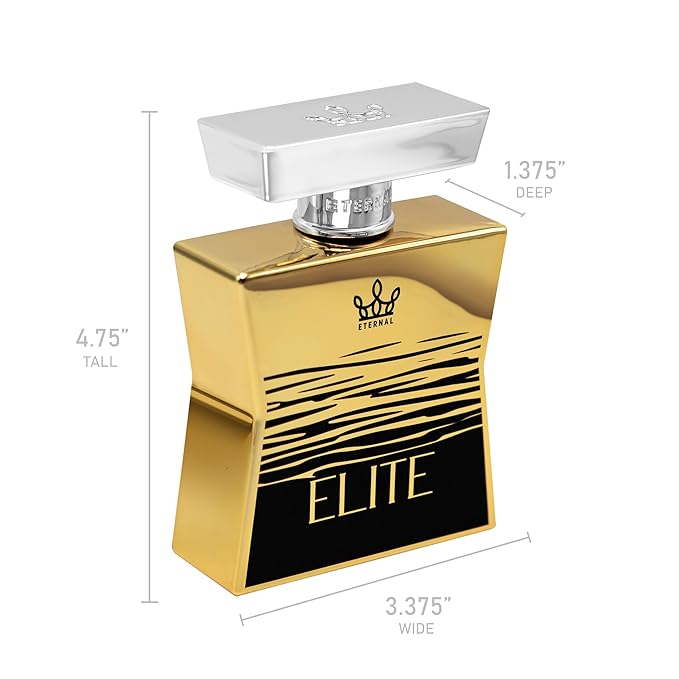 Eternal Elite - Inspired by Designer Sweet Spicy Mandarin Cologne - 3.4 oz (100ml) - EDP - Long-lasting - Vegan - Clean Ingredients - Cologne Spray for Men - 2000 sprays per bottle