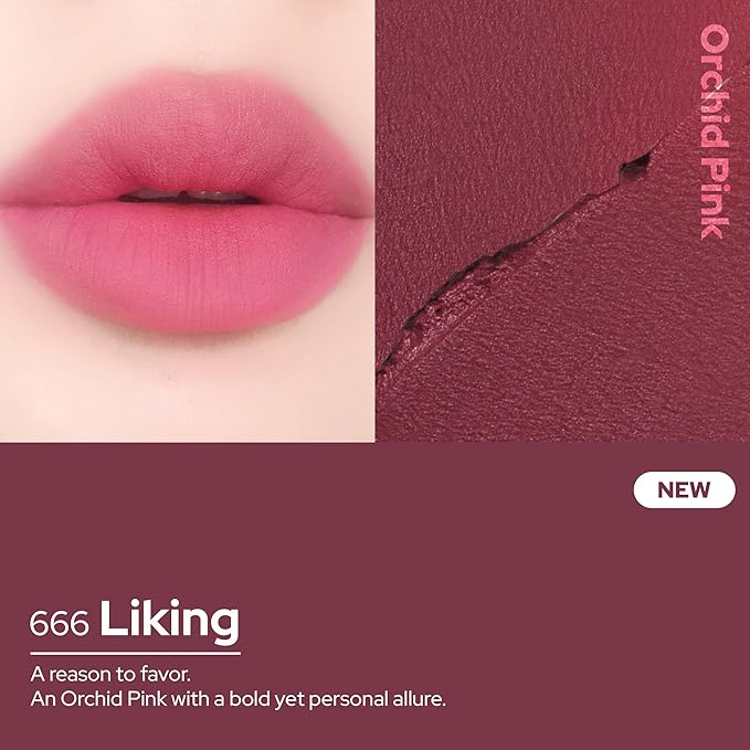 Unseen Blur Lip Tint Long-Lasting Stain, Blendable 3.2g (666 Liking, 0.11 Ounce (Pack of 1))