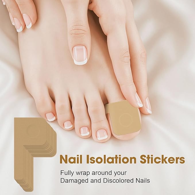 Fungal Nail Patches, Toenail Treatment Extra Strength Kit for Daily Care - Step 4 Nail Repair for Restores Damaged Nails and Appearance of Discolored