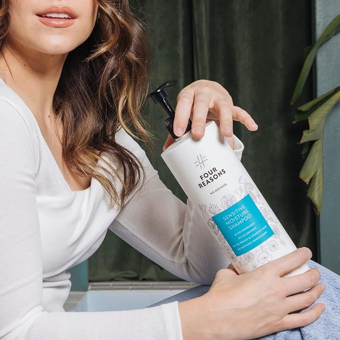 No Nothing Fragrance-Free Moisturizing Shampoo - Hypoallergenic, Unscented, Hydrating for Sensitive Scalp and Skin - Jumbo Size 33.8 fl oz