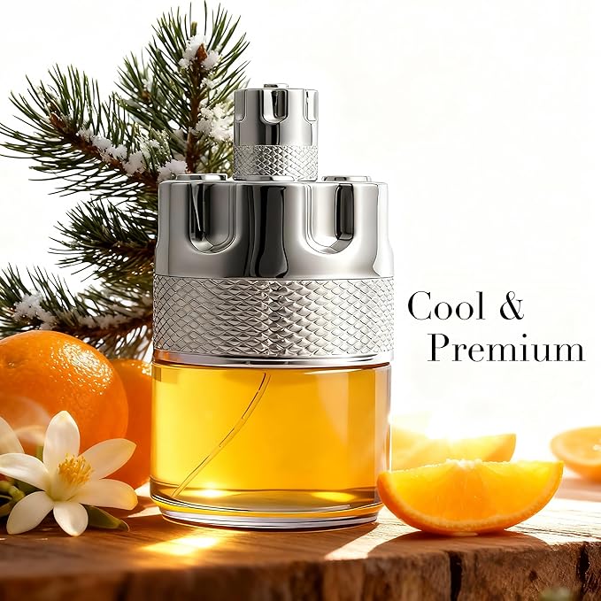 AZURA NOIR Long-Lasting Cologne for Men | Fresh Citrus & Woody Scent | Eau de Toilette 100ml Spray | Day to Night Fragrance1