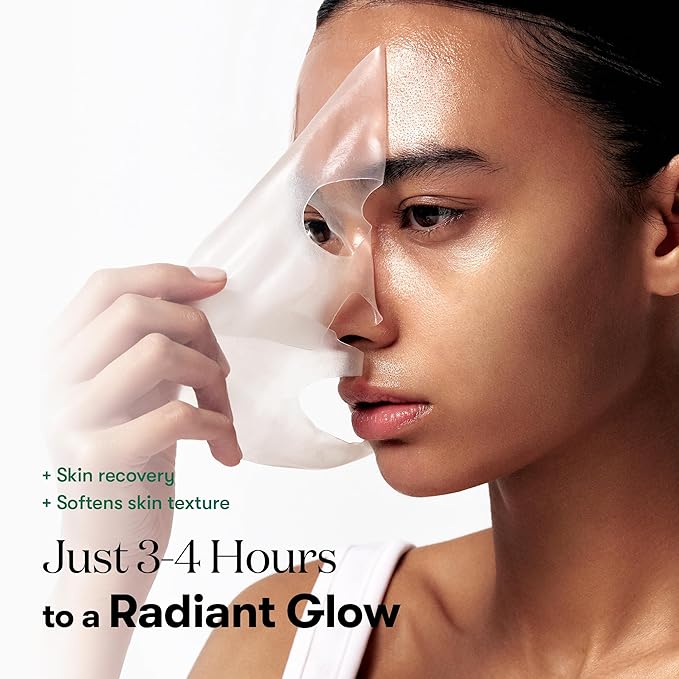 VT COSMETICS Pro Cica Reedle Shot 100 2-Step Hydrogel Mask(34.5gx4ea), Intensive Calming, Exosome Centella Asiatica, Blemish Relief, Overnight Melting Mask, Korean Facial Mask