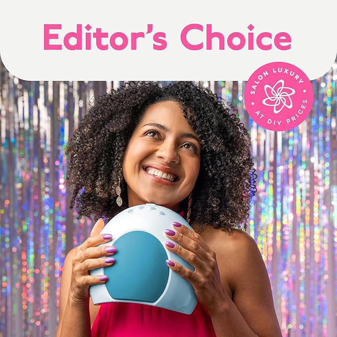 SUNUV UV LED Nail Lamp, LED UV Light for Gel Nails Polish with Removable Base, 4 Timer Settings Auto Sensor SUN2C Blue