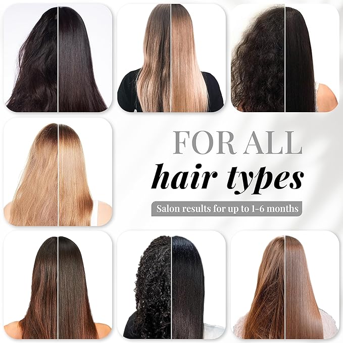 Expert Hair Sensation Keratin Hair Treatment Brazilian - Anti Frizz, Brazilian Traditional Straightening - Keratina Para Alisar El Pelo, Keratina Brasileña, Brazilian Blowout Products 100ml(Pack of 2)