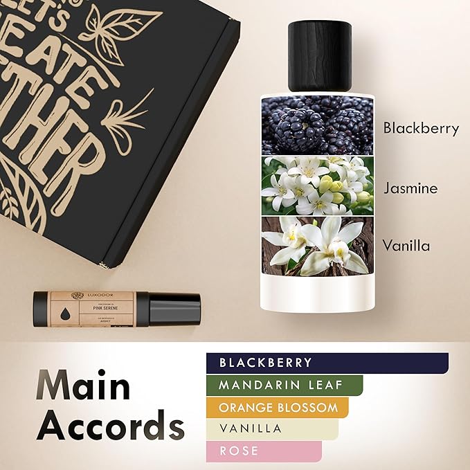 Pink Serene - Inspired by Addict - pheromones perfumes for women - cologne dupes fragrances - Clean ingredients Paraben Free Vegan - 3.4 fl. oz (100ml) with perfume oil 10 ml roll-on