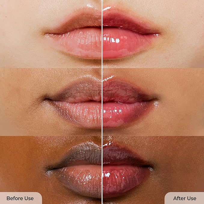 Laka Fruity Lip Glotioner, 10ml/0.33 fl.oz, Lip Gloss with High Shine Vivid Colors, Jelly tip for Hygienic & Easy Application, Plumping Conditioner, Vegan, K-Beauty (#701 Dolly)