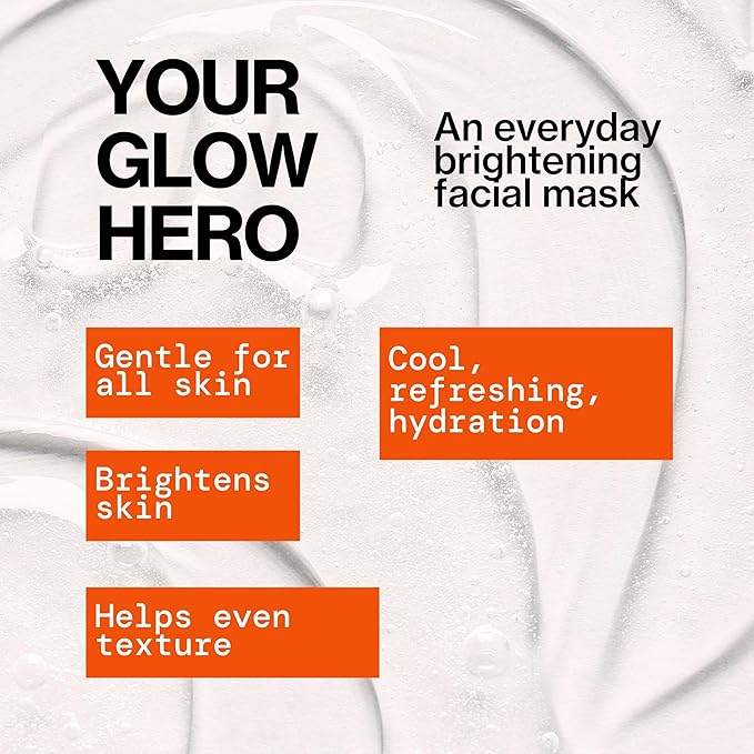 Pacifica Sheet Face Mask - 6 Pack - Glow Baby Brightening Facial Mask w/Vitamin C, Aloe & Kelp – Cooling Mask for Dark Spots & Fine Lines - Clean Beauty Vegan & Cruelty-Free Dermatologist Tested