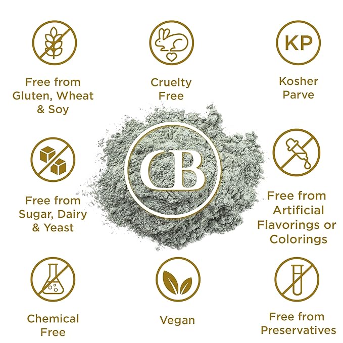 California Biology Calcium Bentonite Clay | Indian Healing Clay for Face & Body | Deep Pore Cleansing & Detox Face Mask | Skincare, Beauty, & Acne Treatment for Face (16 Ounce)