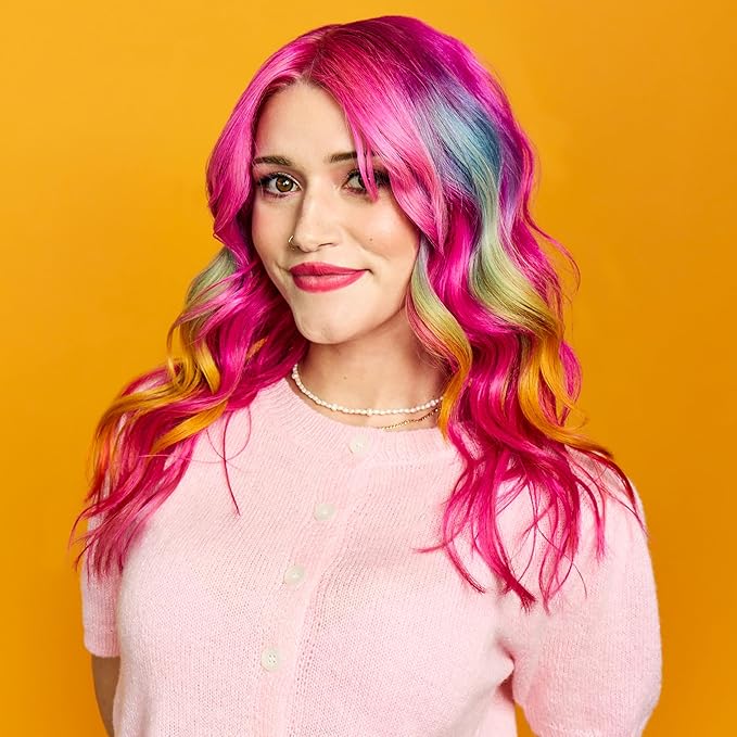 Arctic Fox Semi-Permanent Hair Dye, Virgin Pink, Vibrant Hot Pink Color, Vegan & Cruelty-Free, Ammonia-Free, Conditioning Formula, Long Lasting, For All Hair Types, 8 Fl Oz (Pack of 2)