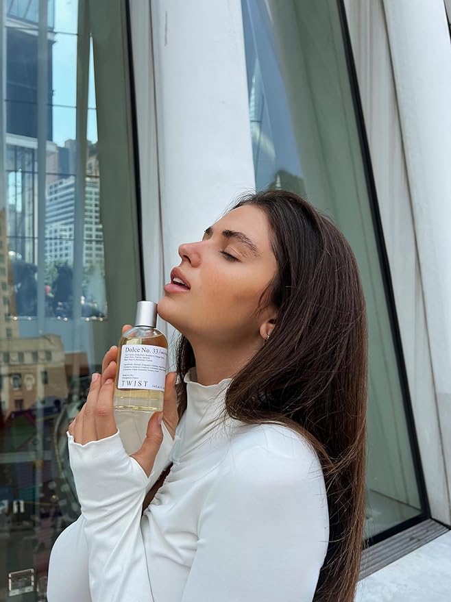 Twist Love at First Sniff No. 132 - Inspired by Manc. Instant Crush, Long-Lasting Perfume for Women & Men, Vegan, Clean Ingredients, Saffron & Amber Fragrance – Spray 100 ml | 3.4 fl. oz.