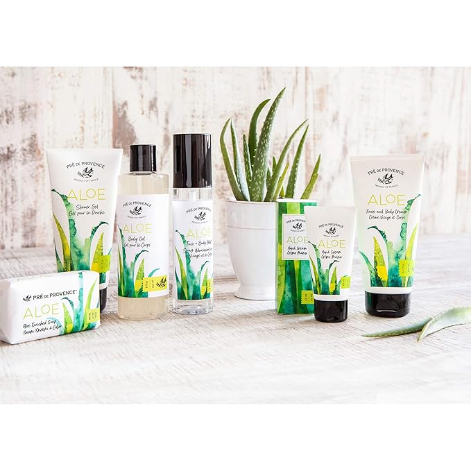 Organic Aloe Collection Hydrating Face and Body Spray (5oz), Fresh Cucumber Scent