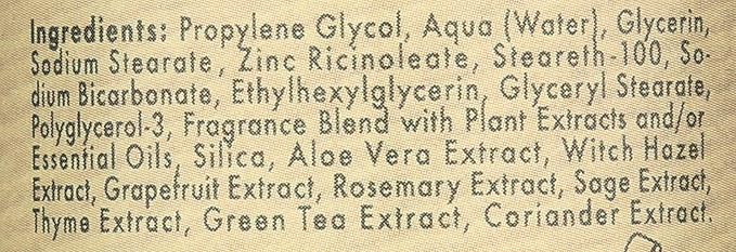 A La Maison Fresh Sea Salt Long Lasting Deodorant By 2.4 Oz