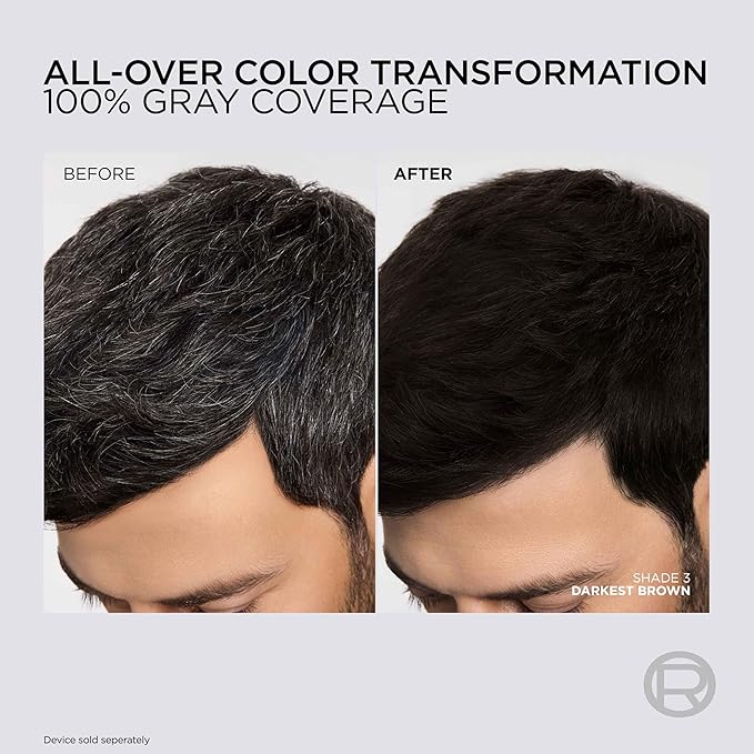 L'Oreal Paris Colorsonic Permanent Hair Dye Cartridge, Hair Color for Root Touch Up, Gray Coverage or All Over Color in just 5 Minutes, 5RR Medium Intense Red Brown (Coloring Device Sold Separately)