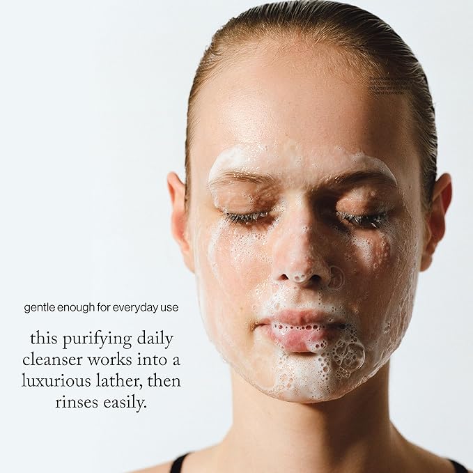 goop Beauty Daily Detox Foaming Cleanser | Hydrating Face Wash to Remove Makeup, Oil, & Dirt | Malachite, AHAs, & Glycerin | 5.2 fl oz