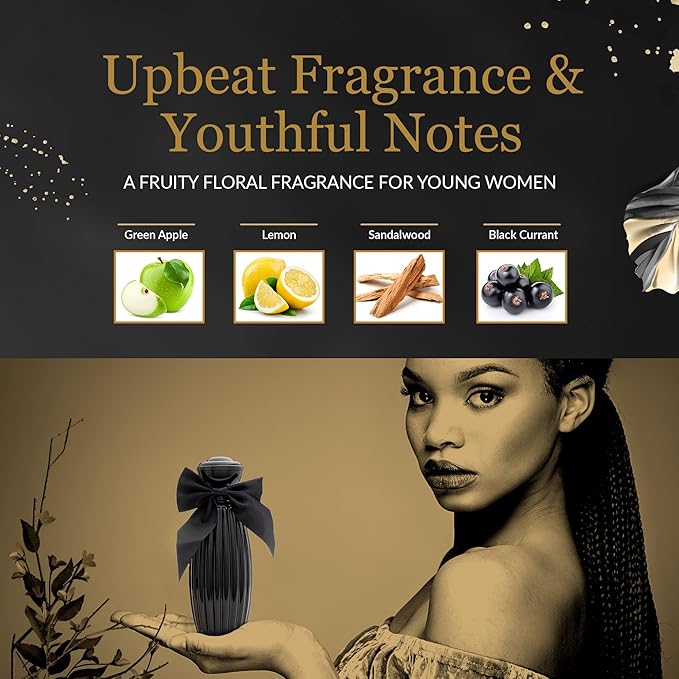 Perfume for Women – INSPIRED by A WORLD RENOWED WOMEN'S PERFUME – Apple, Bergamot, Rose, Black Currant – Fruity, Elegant, Sexy, Long-Lasting Eau De Parfum 100ml (3.4 fl oz)