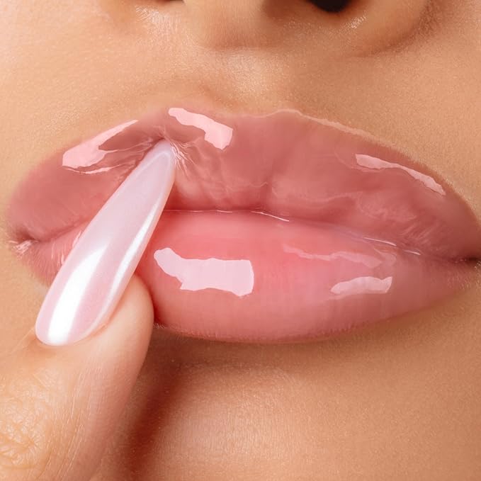 Gisou Honey Infused Hydrating Lip Oil, Nourishing Lip Moisturizer for Dry Lips, 0.27 fl oz (Vanilla Glaze)