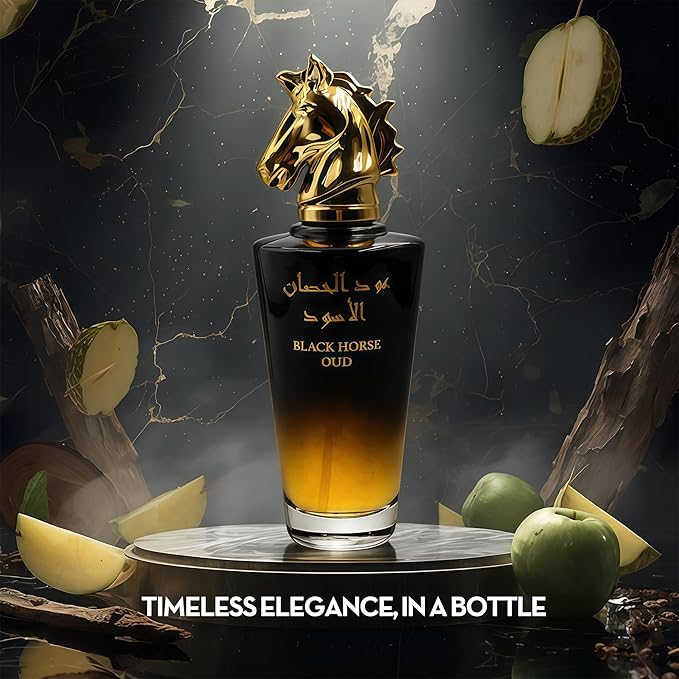 BLACK Horse Long-Lasting Cologne for Men | Fresh Citrus & Woody Scent | Eau de Toilette 100ml Spray | Day to Night Fragrance